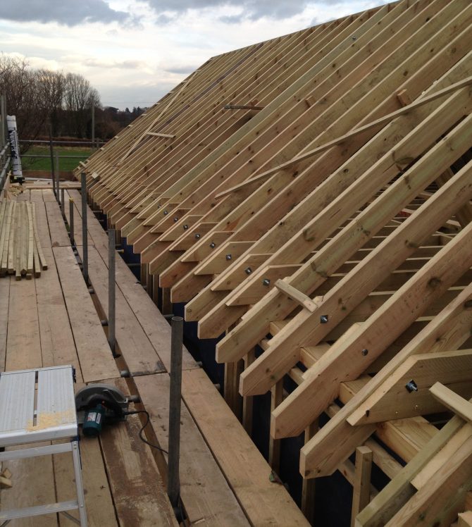 Roof build by Richard Jackson