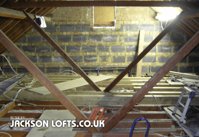 Before and after loft conversion by Jackson Loft Conversion