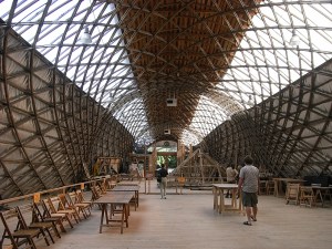 Weald and Downland Open Air Museum, The Jerwood Gridshell Space