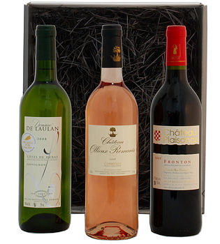 Box of wine thank you gift for a successful recommendation, from Rich  Jackson Loft Conversion 