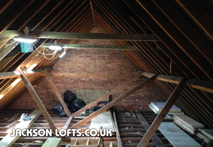 Cabrio Velux windows with roof balcony in Hove loft conversion