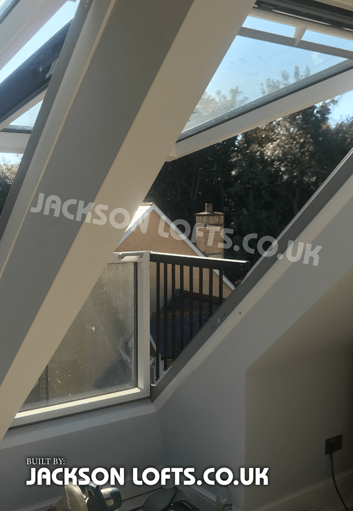 Cabrio Velux windows installed and loft conversion built by Jackson Loft Conversions Brighton