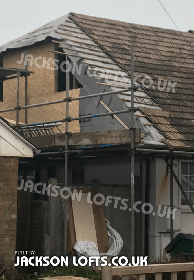 Sussex barn end roof built by Jackson Loft Conversion company in Brighton and Hove, East Sussex